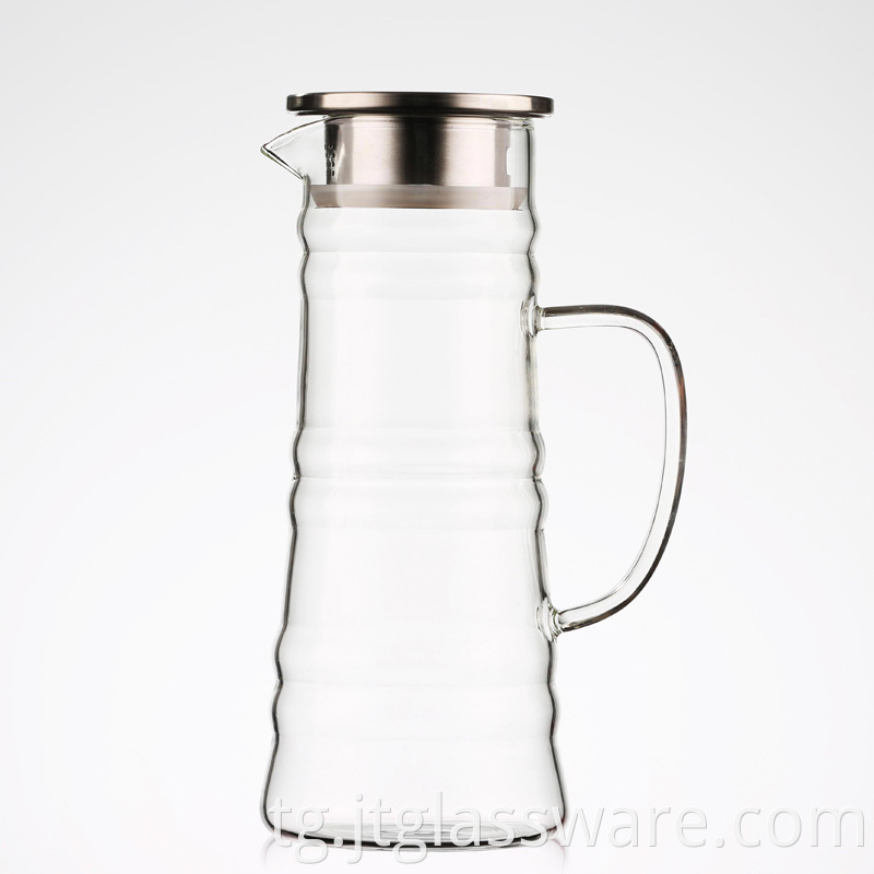 Borosilicate Glass Beverage Pitcher